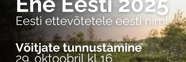 Ehe Eesti 2025 Võitjate tunnustamine pisipilt